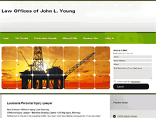 Tablet Screenshot of johnyounglaw.com